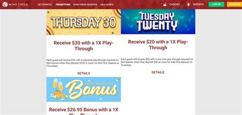 wind creek casino promo code|Wind Creek Casino Bonus Code 2023 .